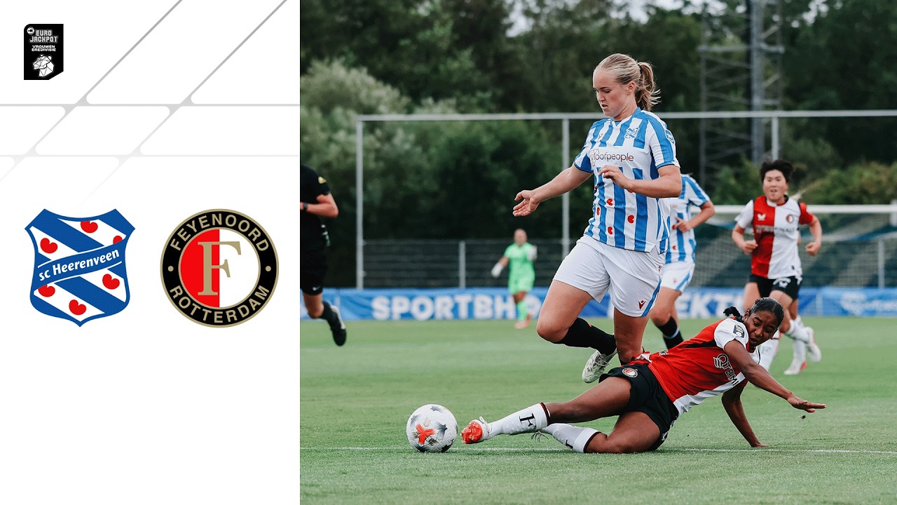 Highlights sc Heerenveen - Feyenoord V1 | Eurojackpot Vrouwen Eredivisie 2026-2027