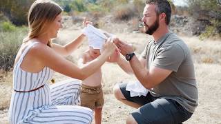 Baby Gender Reveal with Smoke Bomb