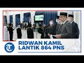 Bentuk Penyederhanaan Birokrasi, Ridwan Kamil Lantik 864 PNS dalam Jabatan Fungsional