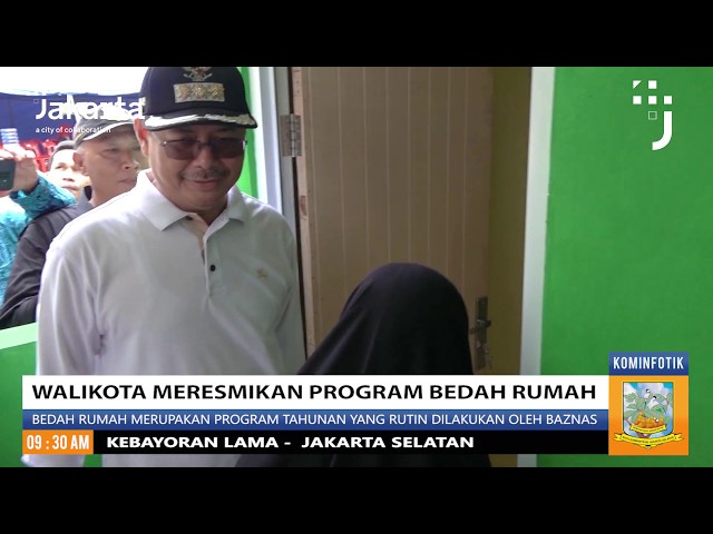 Walikota Meresmikan Program Bedah Ruma