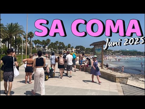 Sa Coma🌴🏖️MALLORCA island🩷NEW! SHOPPING & BEACH 👒👙TOP! #mallorca #travel #vlog