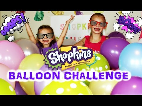 Shopkins Season 3 12- Pack Epic Balloon Challenge Pop with Shopkins Season 1 & Shopkins Season 2 Video