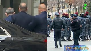 Փաշինյանը ԿԳՄՍ նախարարություն է այցելել անվտանգության մեծաթիվ ուժերի ուղեկցությամբ