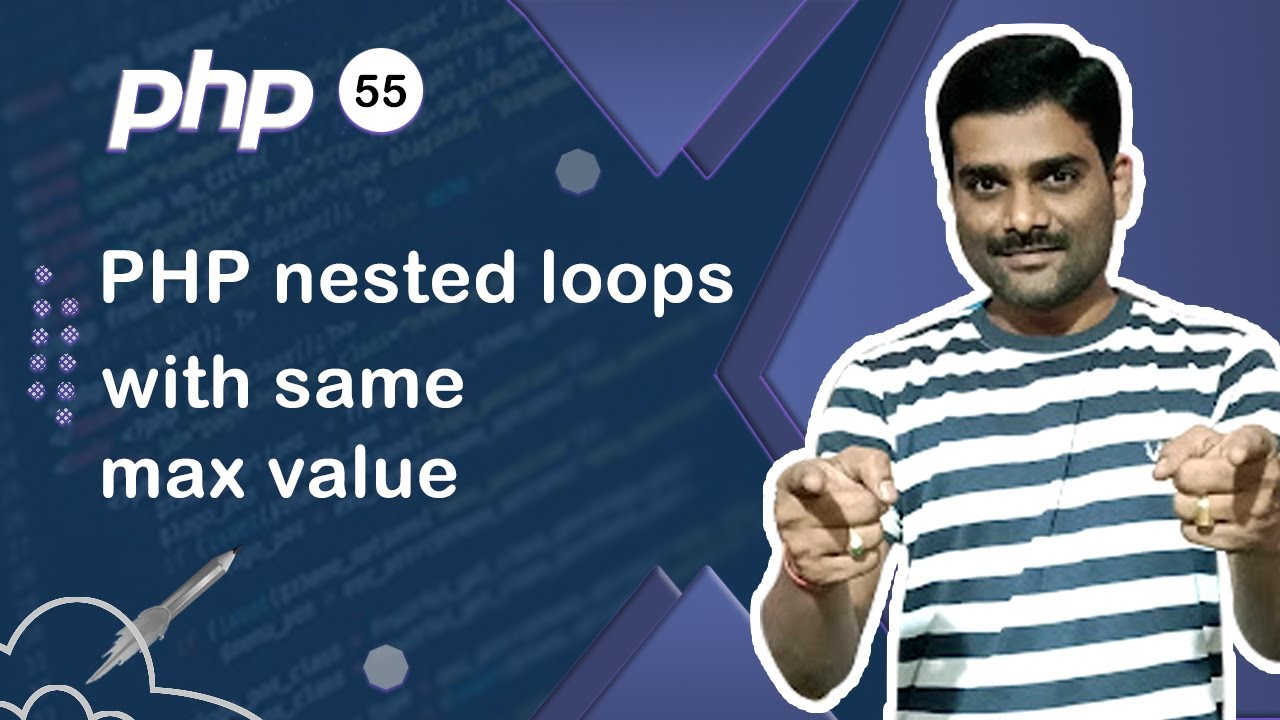 PHP Nested Loops with Same Max value - PHP Tutorial 55 🚀