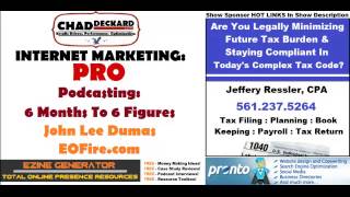 John Lee Dumas : Podcasting 6 Figures In 6 Months : Internet Marketing : PRO