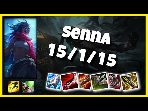 Senna Bot Lane 10.25 Challenger Gameplay Replay S11 (15/1/15) - BR