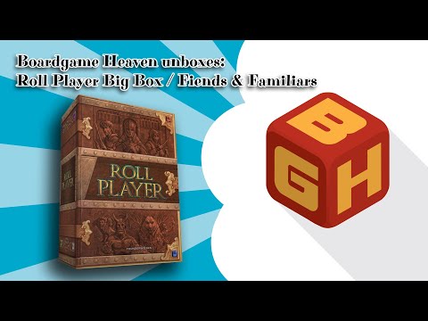 Board Game Heaven Unboxing 96: Roll Player Big Box / Fiends & Familiars (Thunderworks Games)
