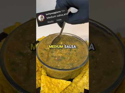 Chipotle’s Tomatillo Green Medium Salsa 🌶️ recipe ⬇️ #salsaverde #greenchilli #chilisauce #mealprep