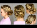 French Braid Into Messy Bun