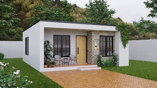 23'x26' (7x8 Meters) Small House Design With 2 Bedrooms | Modern Small House