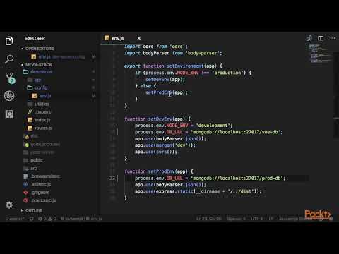 Isomorphic JavaScript with MEVN Stack Connect to MongoDB and Use MongoDB Compass GUI|packtpub com