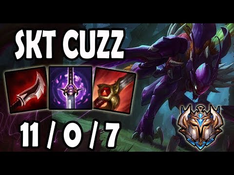 KHAZIX vs RENGAR Jungle [ T1 Cuzz ] Lol Challenger Korea