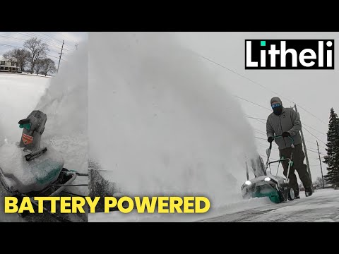 Litheli Battery Powered Snow Blower [Winter End Review]