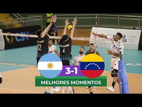 Argentina estreia com vitória sobre a Venezuela na Copa América de Vôlei