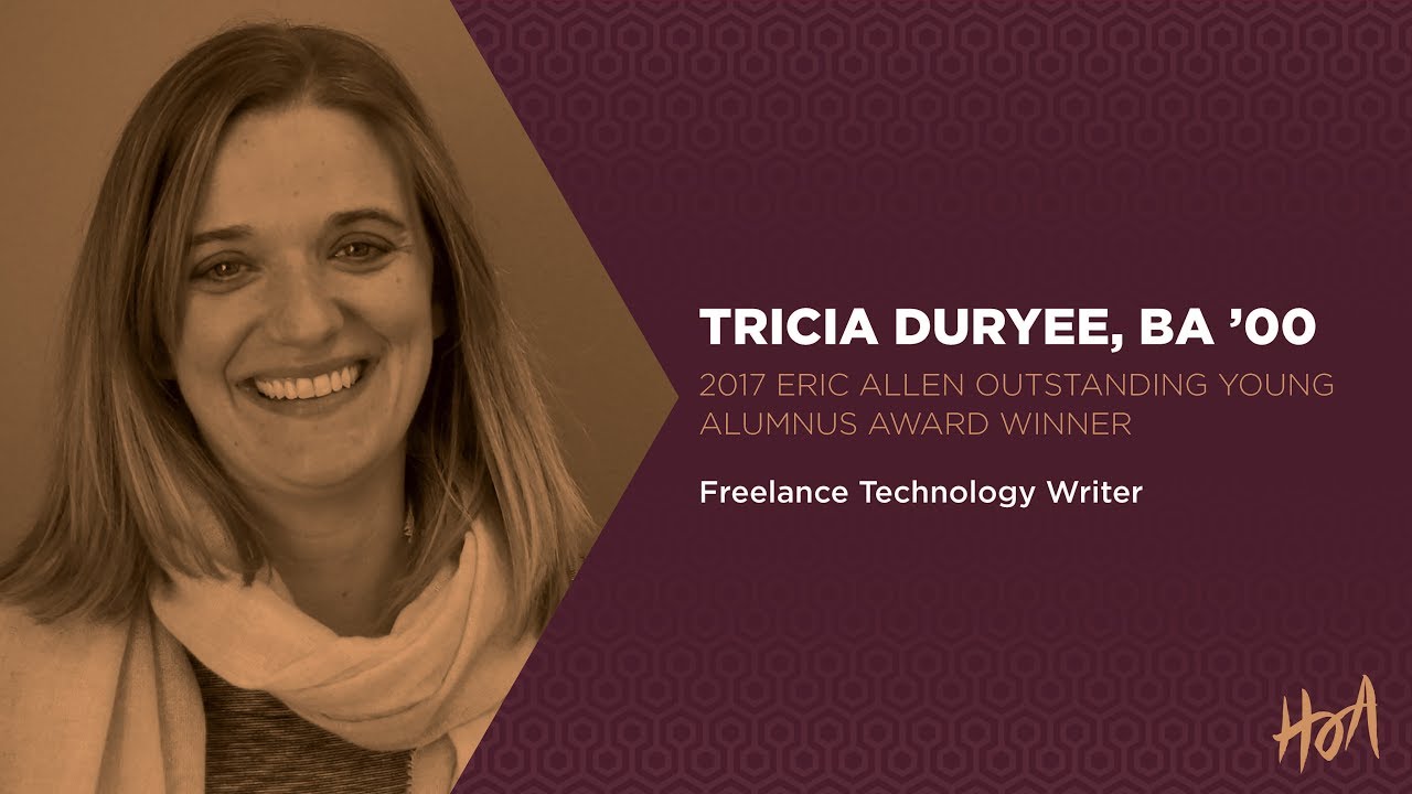 Hall of Achievement 2017 honors Tricia Duryee, BA '00 - YouTube