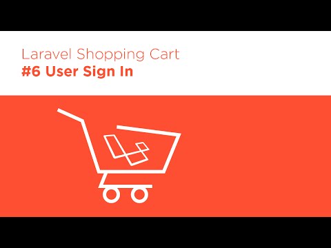 Laravel 5 2 PHP Build a Shopping Cart 6 User Sign In