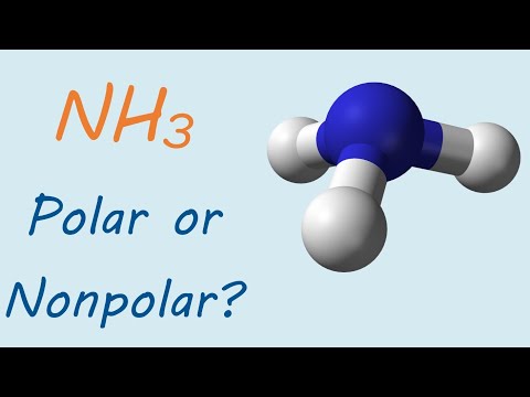 Is NH3 (ammonia) polar or nonpolar?