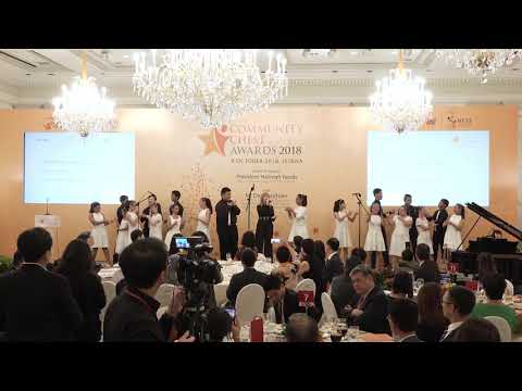 Community Chest Awards 2018 - MINDS Choir, Kiwanis Club of Singapore and Cherelle Tan