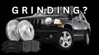 Jeep Compass Front Brake Pads & Rotors Replacement (2007-2017) Grinding, Squealing Fix! Easy DIY