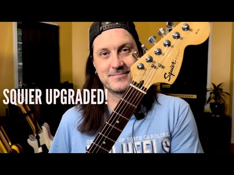 Squier Strat Upgrade - My $89 Squier Transformed Into An Amazing Guitar!