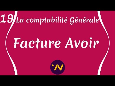 Facture avoir : cours comptabilité générale