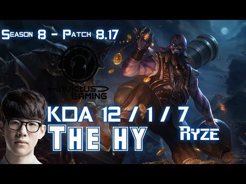 IG The Shy RYZE vs AATROX Top - Patch 8.17 KR Ranked