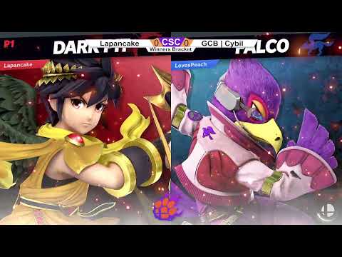 Clocktower Smash 99 - WQ - Lapancake (Dark Pit) vs. GCB | Cybil (Falco) - SSBU