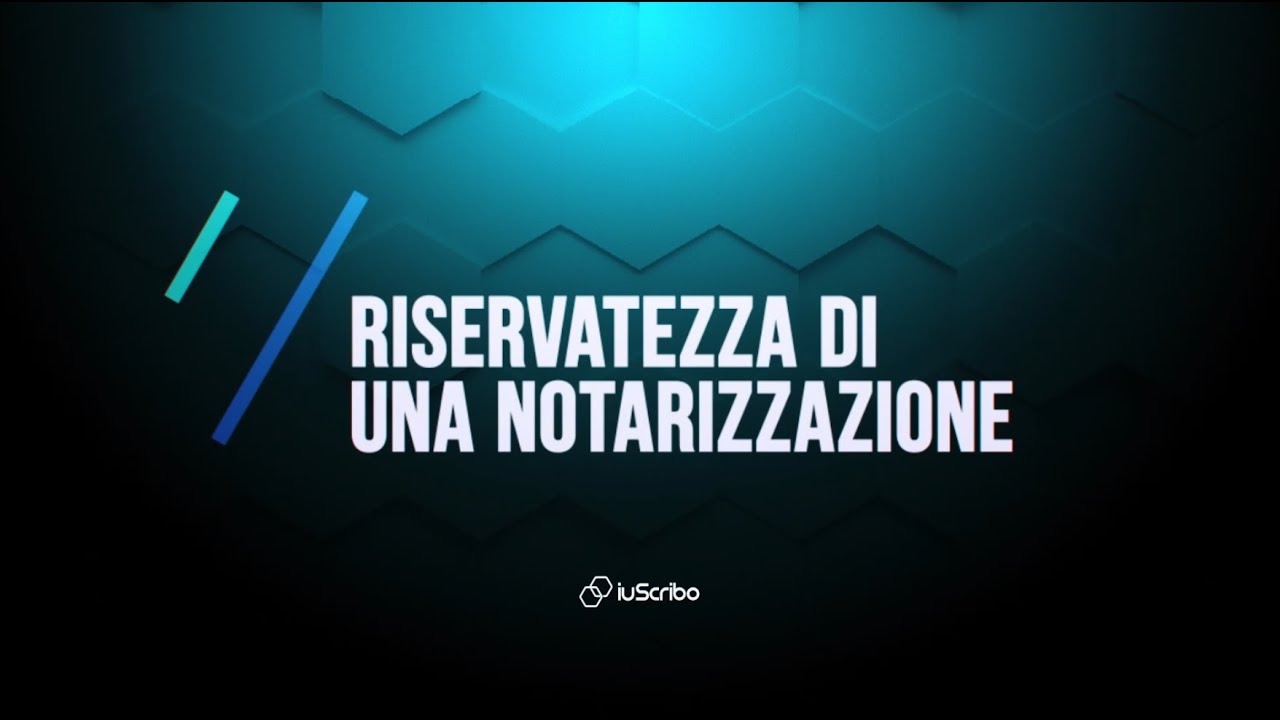 Riservatezza di una Notarizzazione