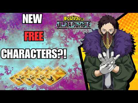 FREE Characters Are FINALLY Coming Back! Free Character Tickets Being Fixed! | My Hero Ultra Rumble