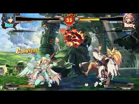 ggxrd rev2 DIZZY (DI) VS BAIKEN (BA)