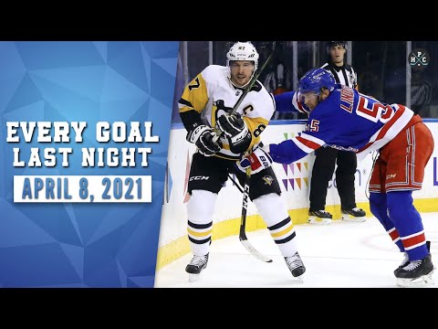NHL Last Night: All 64 Goals and NHL Scores of April 6, 2021