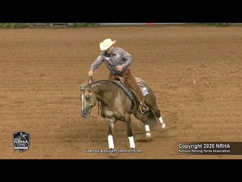 Mr Hollywood Cee shown by Brian Bell   2020 NRHA Derby Open Finals, Sec  2