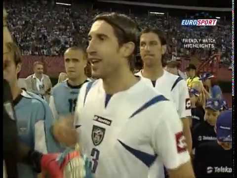 Serbia & Montenegro 1 vs Uruguay 1. Crvena Zvezda Stadion, Beograd, Serbia 27/05/2006