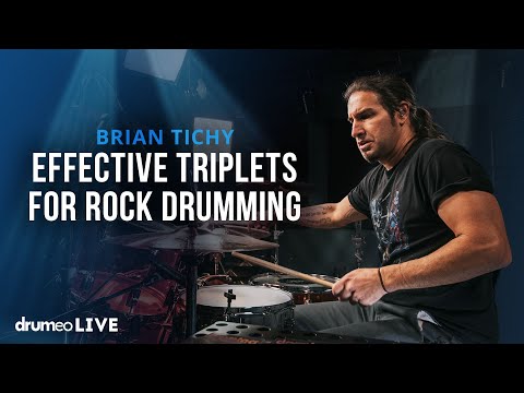 Effective Triplets For Rock Drumming | Brian Tichy