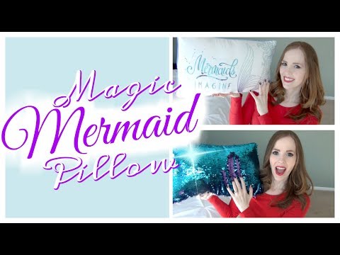 GIFT IDEA FOR KIDS! | MAGIC COLOR-CHANGING SEQUIN MERMAID PILLOW // Mermaid Pillow Company Video