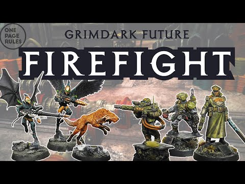 Grimdark Future: Firefight [Battle Report] - Human Defence Force Vs Dark Elf Raiders