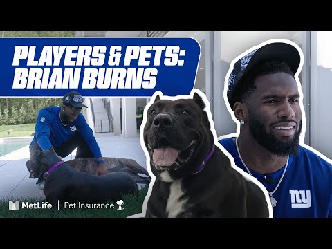 Players & Pets: Brian Burns | New York Giants