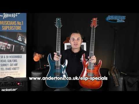 ESP Ltd H401FM Electric Guitars Demo & Andertons Big Deal!