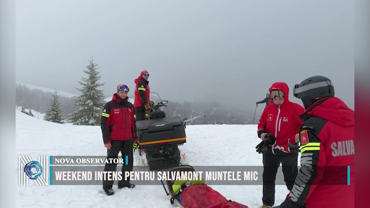 Weekend intens pentru Salvamont Muntele Mic