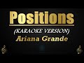 Positions - Ariana Grande (Karaoke/Instrumental)