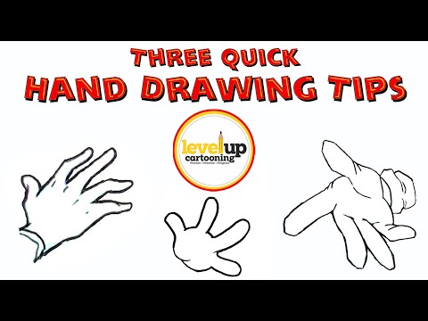 3 Tips for Drawing Cartoon Hands