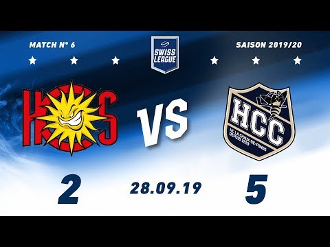 28.09.2019 HC Sierre - HC La Chaux-de-Fonds (2-5)