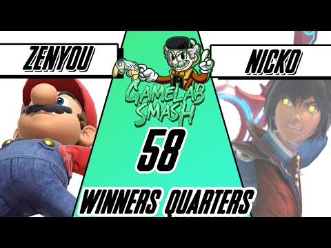 GameLab-Smash #58 Zenyou (Mario) Vs Nicko (Shulk)