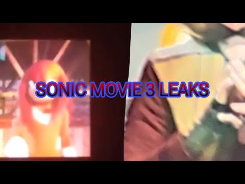 New Sonic Movie 3 Leaks