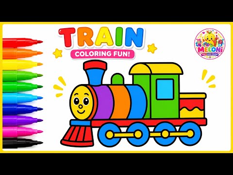 Escape Into Coloring With Beautiful Train Sheets For Kids