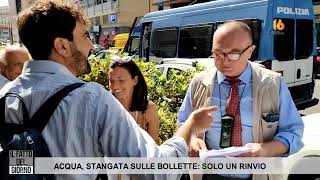 acqua stangata sulle bollette solo un rinvio e polemica