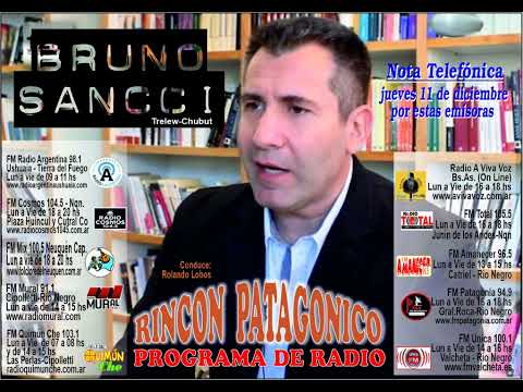 Nota a Bruno Sancci de Trelew, Chubut  Historiador e investigador
