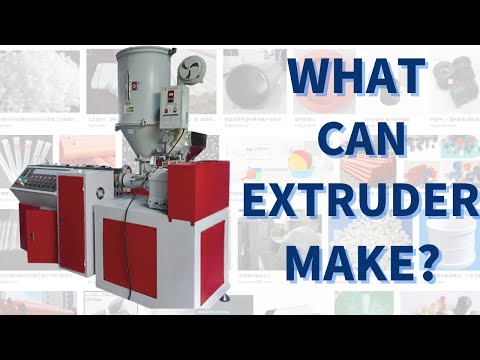 extrusion machinery : how does plastic extrusion work | what is extruder machine used for | extruder