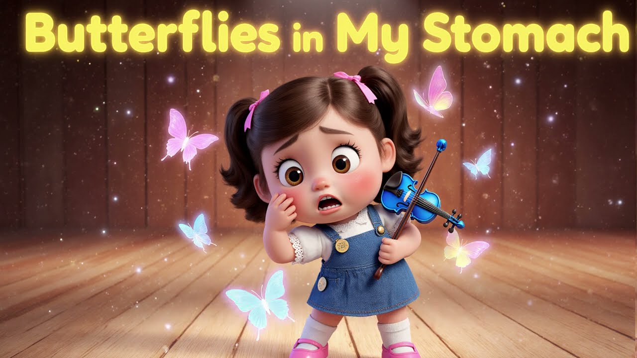 English Idioms Moral Story for Kids | Butterflies in My Stomach