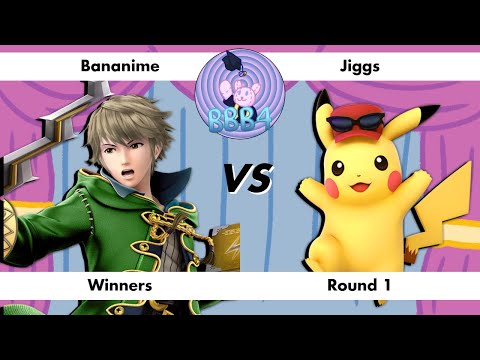 Buddwaur's Birthday Bash 4 - Top 32 Winners Round 1 - Bananime (Robin) vs Jiggs (Pikachu)